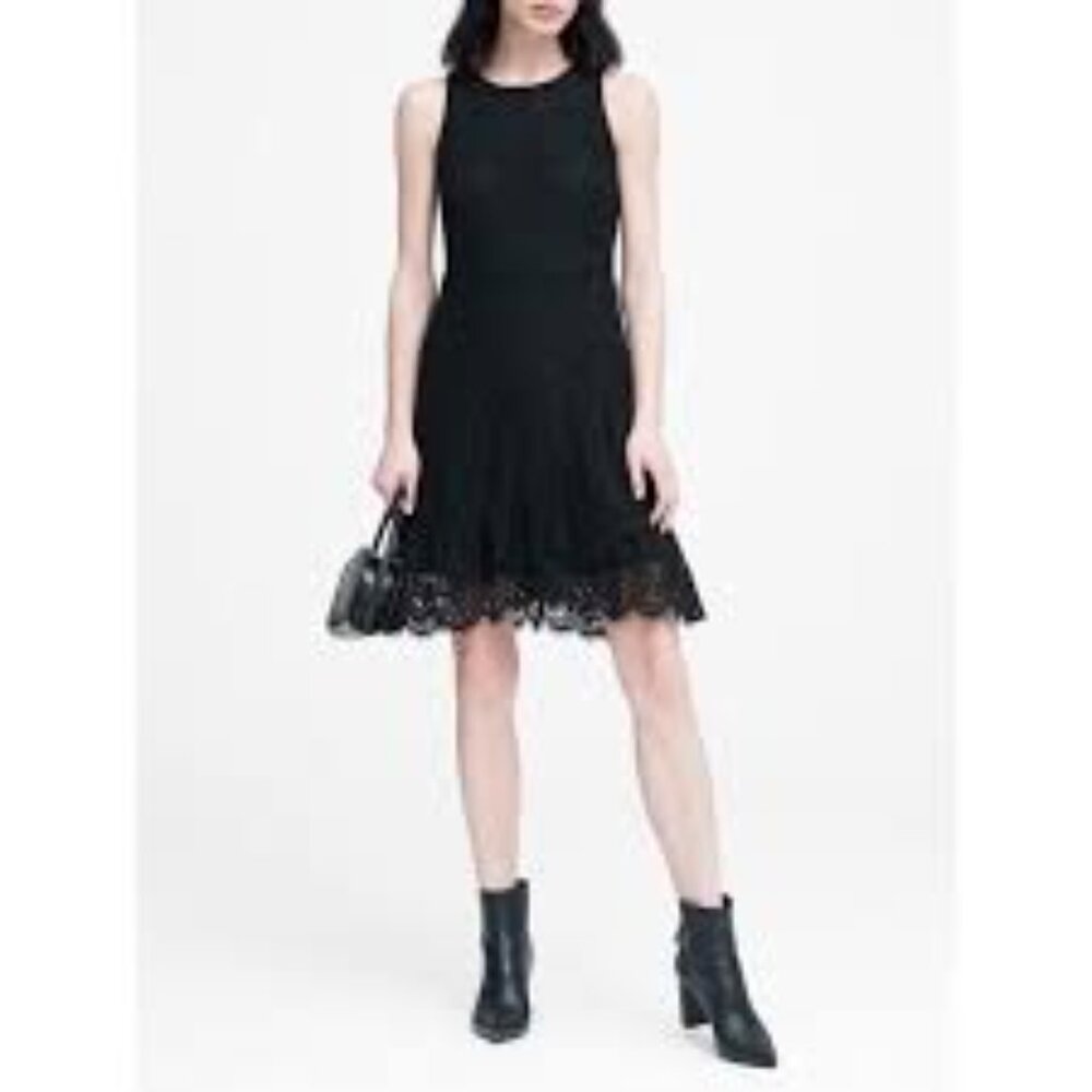 EUC Banana Republic Ruffle Wrap Racerback Dress